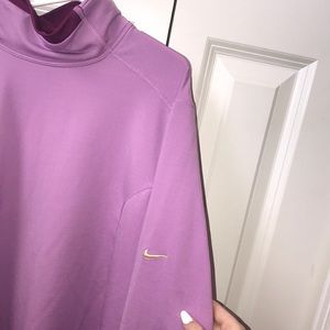 SOLD Nike Dri Fit lavender mock neck jacket